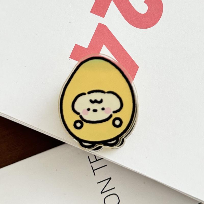 9Pcs Portable Cute Cartoon Sealing Clips Durable PP Snack Bag Clips Note Clip for Student Travel Office Home Use
