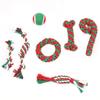 High Quality Durable Cotton Rope Chew Toy for Large Dogs Christmas Holiday Braiding Design Indoor Use for Pet Owners