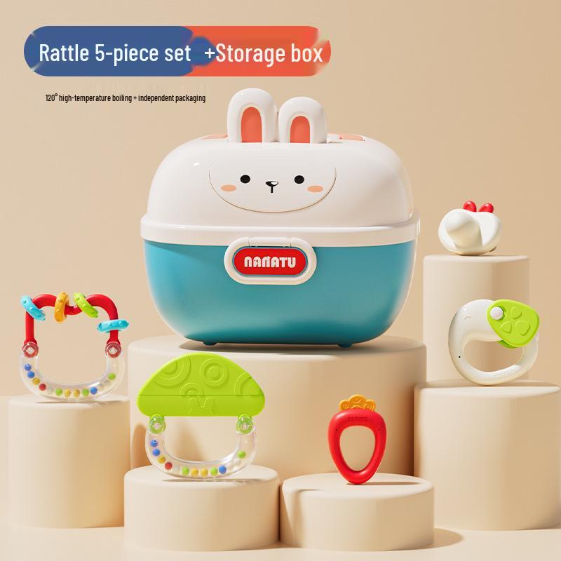 Развивающая погремушка-прорезыватель для младенцев 0-6 месяцев