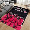 Squid Game Guards Design Carpet suitable as a non-slip mat for the living room or bedroom sofa