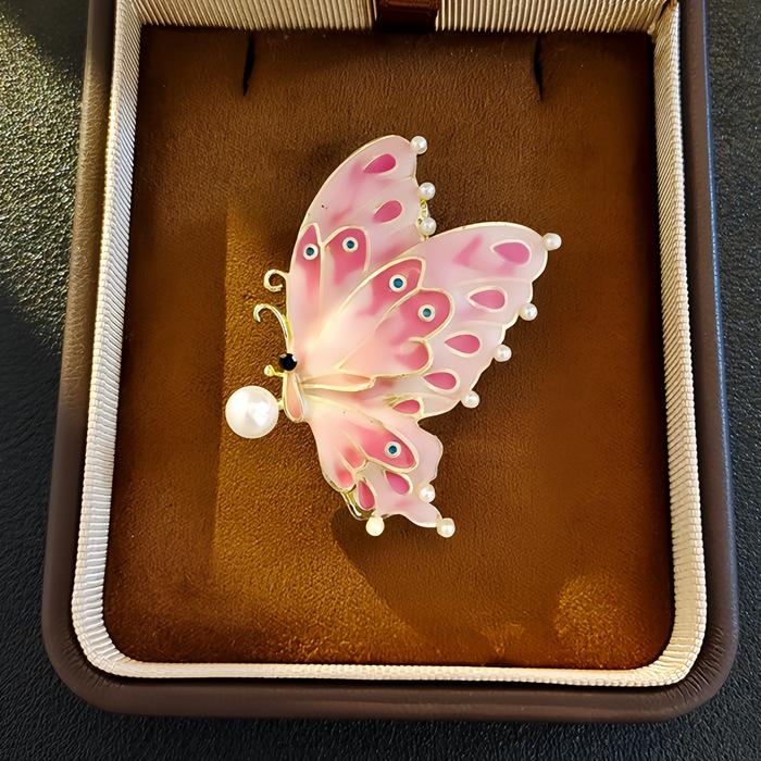 Элегантная китайская ретро эмалевая брошь Феникс и Бабочка для женщин