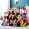 Cute Japanese Cartoon Plush S-Sailor Moons Blanket Light Four Seasons Family Light Sheet Sofa Cover Travel Warm Blanket