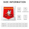 M-MichelinS T-Шины Наволочка Плюшевая Ткань Мягкий Двусторонняя Печать Чехол для Подушки Дивана Наволочки