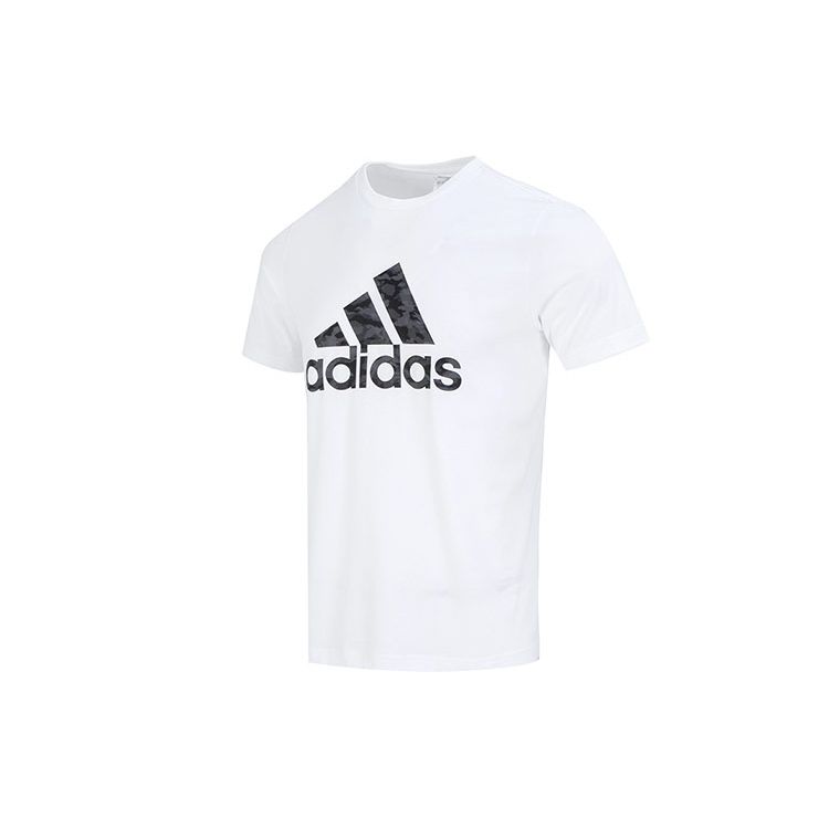 Adidas Camo Short Sleeve Tee White Men Streetwear HA7212