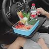 Multi-Functional Car Steering Wheel Table: Laptop Stand & Dining Tray
