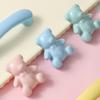 Ручка для мебели Керамическая ручка в виде медведя Мультяшная ручка Простая ручка Ручки для ящиков Кухонный шкаф