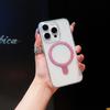 Чехол для Apple 16 Pro Max: Прозрачный, нескользящий, рифленый чехол со встроенной подставкой для серии iPhone 16, покрытие с ощущением кожи