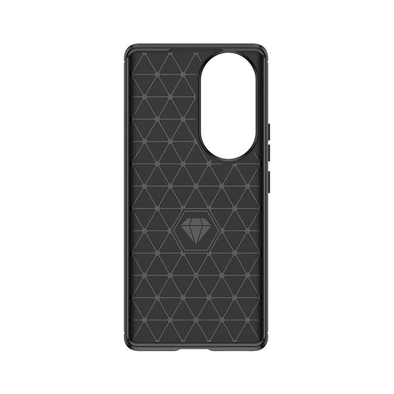 Honor 90 Carbon Silicone Case - Black | Durable Phone Accessory