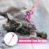 Пружинная игрушка для кошек с кошачьей мятой, пружинка-игрушка для чистки зубов с колокольчиком, физическая стимуляция, товары для игры котят в помещении для