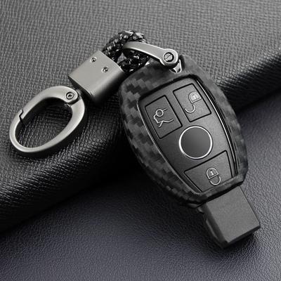 Чехол для автомобильного ключа из углеродного волокна для Mercedes-Benz W204 W205 W212 C207 W221 W176 W246 W463 X156 W166 C117 W218 X156 X253 X204