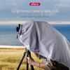 Etone Large Format Camera Focusing Cloth - Silver, Red, Black Lens Hood, Breathable Wrap Sheet Box 4x5, 8x10