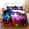 3D Print Anime Samurai Bedding Set Duvet Cover Bed Set Quilt Cover Pillowcase Comforter King Queen Size Boys Adult Bedding Set