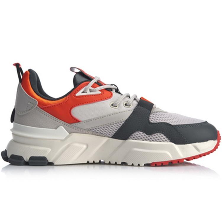 Li-Ning Li Ning Journey Mesh Patchwork Cushioning Slip Resistant Cushioning Slip Resistant Low top Casual Shoes Men's AGCQ005-4