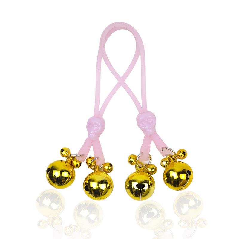 Luminous Bell Woman Sexy Adjustable Nipple Clamp Small Bell Adult Games Flirting Teasing Exotic Accessories Sex Toys for Women
