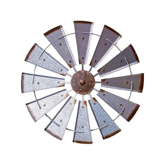 Windmill Rustic Farmhouse Windmill Wall Decoration Unique Metal Art for Home Bedroom Living Room Country Charm