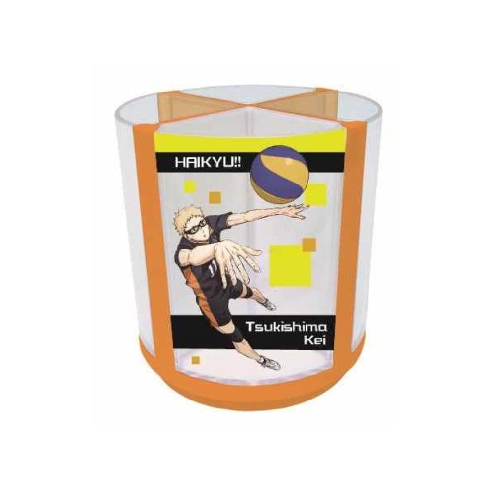 Компания K Haikyuu! ! Вращающаяся подставка для ручек средней школы Карасуно HQ-PE-KK