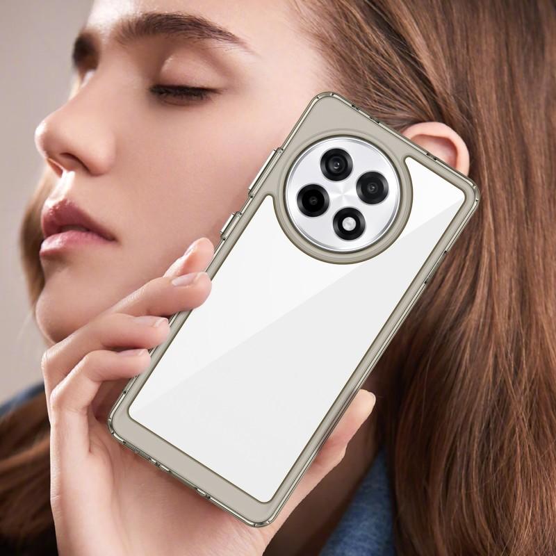Чехол для телефона OnePlus Ace 5 5G/OnePlus Ace 5 Pro 5G WANLONFENG Серия XC TPU Акриловая крышка с закаленным стеклом (Большое отверстие для линзы)