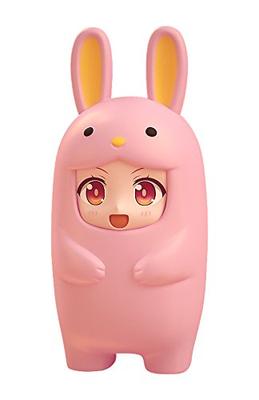 Чехол для лица Кигуруми Nendoroid More Kigurumi, окрашенный чехол из АБС-пластика, готовые детали (Розовый кролик) Немасштабируемый