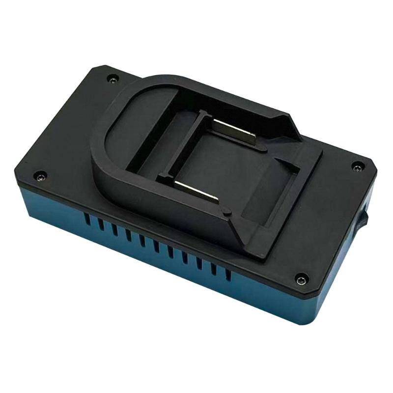 Многопортовое USB-зарядное устройство и преобразователь питания 18-21 В в 220 В с 2 розетками переменного тока, 3 портами USB, 1 портом Type-C
