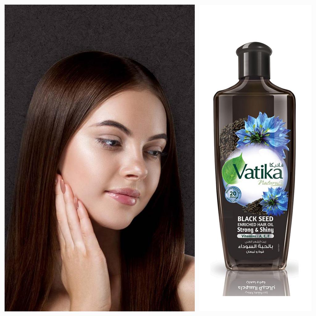 Hair Oil with Black Cumin Extract Dabur Vatika Naturals