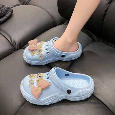 Одноклассник пляжная обувь обувь женская летняя одежда милый мультяшный дом нескользящая пляжная сумка голова сандалии девочки