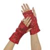 Fingerless Sequins Gloves Vintage Club Handwear Fashion Dancing Gloves Party Club