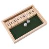 Классическая игра Shut the Box Барная игра с 9 цифровыми плитками 2 кубика для вечеринки, настольная, для взаимодействия мужчин и женщин, для семейных посиделок