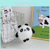 Adorable Panda Plush Toy Keychain Cute Black And White Stuffed Animal Bag Charm