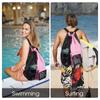 Wet Pocket Swim Bag Mesh Beach Backpack Durable Drawstring Backpack  Swimmers