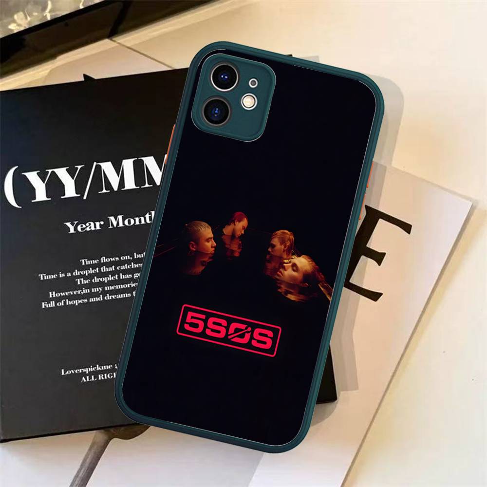 Чехол для телефона Seconds-of-Summers-5SOS для iPhone 16 15 14 13 12 11 Pro Max XS Max X Plus Матовый ударопрочный чехол