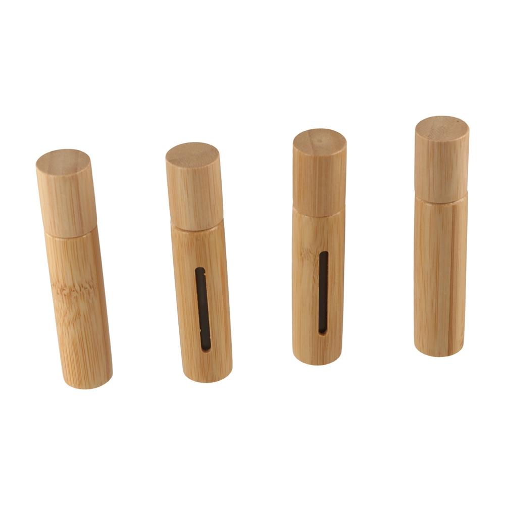 Пробные флаконы Роликовый флакон из бамбука Деревянный роликовый флакон Флаконы для духов Флаконы для эфирных масел