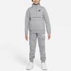 Nike Спортивные штаны Club Logo Вышитые Манжеты Свободная вязка Джоггеры Детские штаны Дымчато-серый CQ4298-091