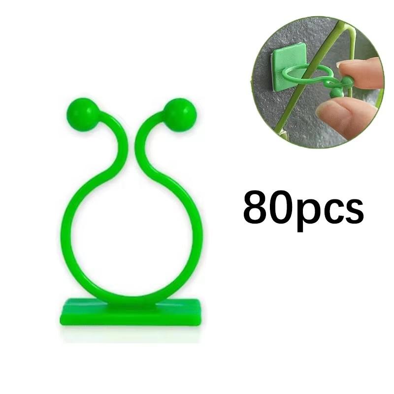 20-80Pcs Garden Accsesories Plant Garden Pots & Planters Climbing Wall Outdoor Decors Lamp Support for Plants Clip Vine