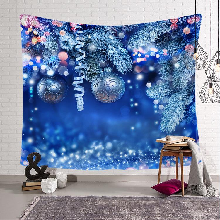 Christmas Print Pattern Tapestry Bedroom Living Room Wall Decor Background Fabric Home Decor Tapestry Tapeçaria De Natal