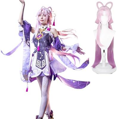 [NOKIJP] Костюм для косплея Фугэнь из Honkai Star Rail, Сенсю Лофу, Косплей Фугэнь из Honkai Star Rail, Мероприятие на школьном фестивале (Костюм Фугена, Размер M)
