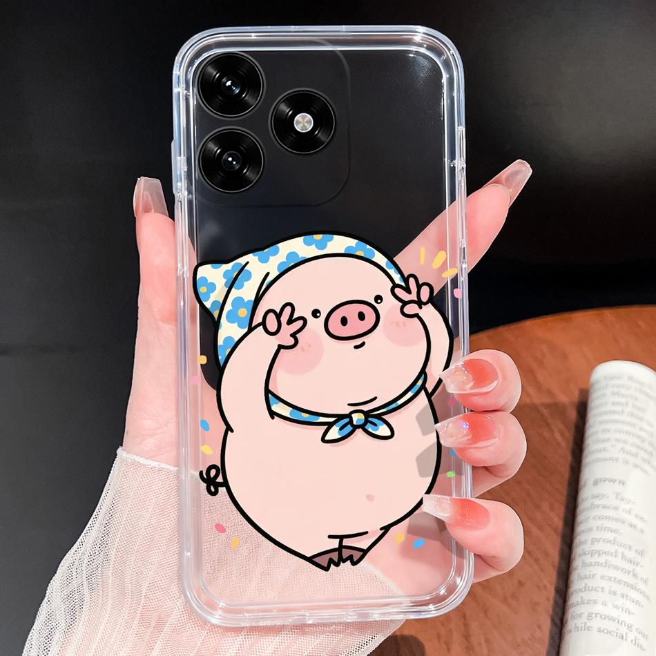 Чехол для телефона Honor Play 10A 10T 9A 7T Милый Мультяшный Животный Мягкий Прозрачный Силиконовый Чехол Для Honor Play9 A 7 T Легкий Funda