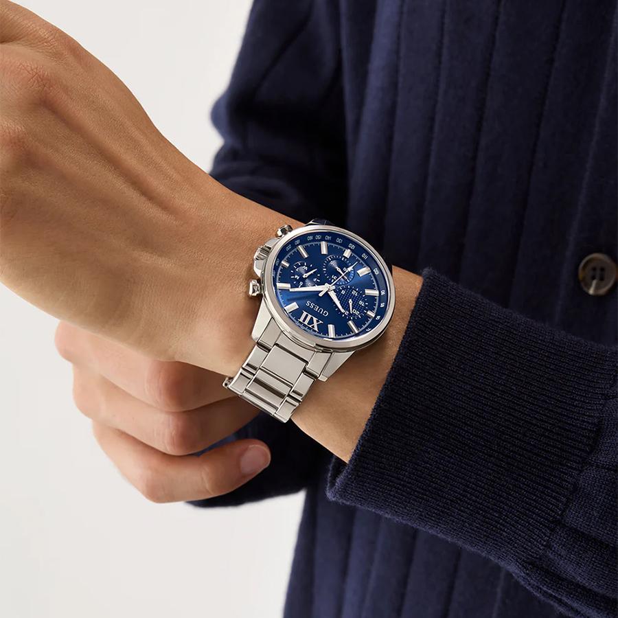 Мужские золотые кварцевые часы, многофункциональный циферблат с индикацией времени, отображение часовой/минутной/недельной стрелки, модные часы в стиле business casual GW0900G4