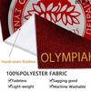 Olympiacos logo Wall Hanging Printed Fabric Blanket Decorative Tapestries for Bedroom Living Room Home Decor