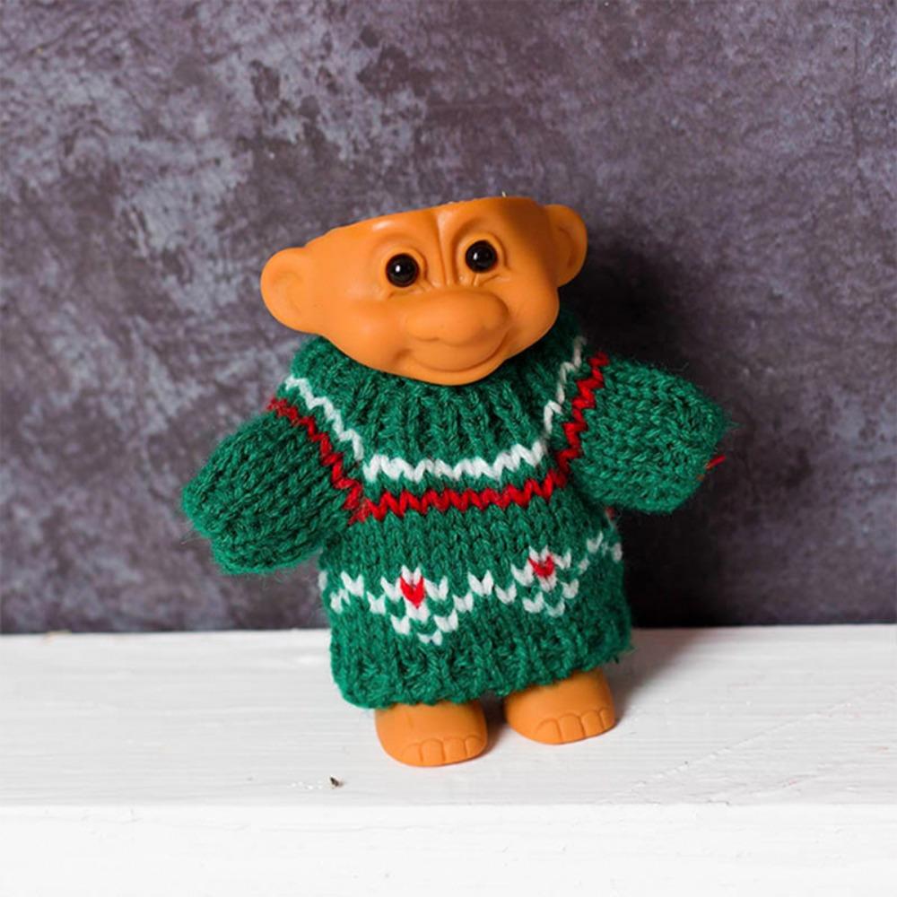 Набор губной помады для куклы-тролля, крутая и творческая личность, маленькая ретро-игрушка Thunderbolt в свитере, милая