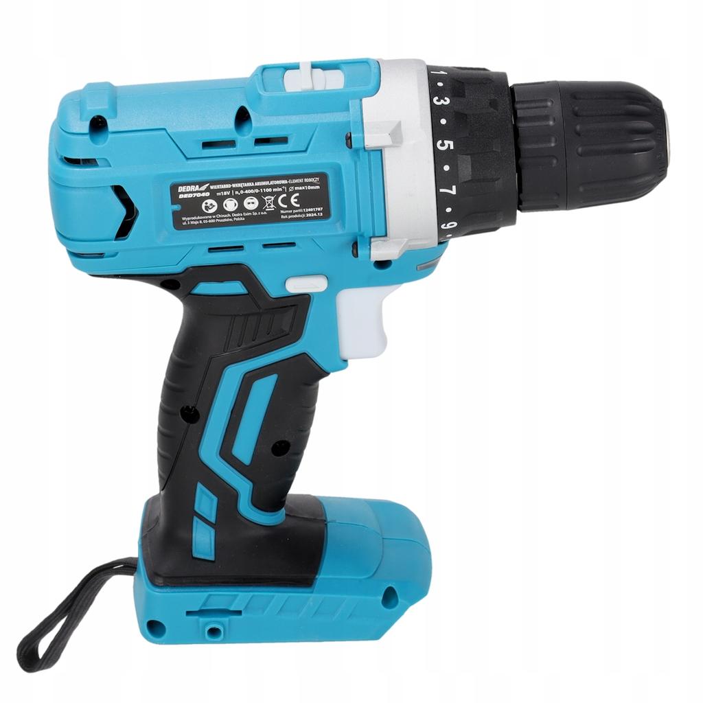 Dedra Sas+All 18V Ded7040 Cordless Drill Driver 35Nm 10M 1 Pc
