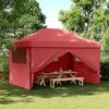 VidaXL Collapsible Pop-Up Party Tent with 4 Sidewalls, Tent, Awning Tent, Gazebo Awning 4004979