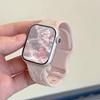 Applewatch987Se Silicone Butterfly Strap Iwatch10 Apple Watch Strap Rose Girl