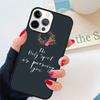 Стих из Христианской Библии Чехол для телефона Иисус Для iPhone 17 Air 15 16 14 13 12 Pro Max 11 Pro Max Plus Coque