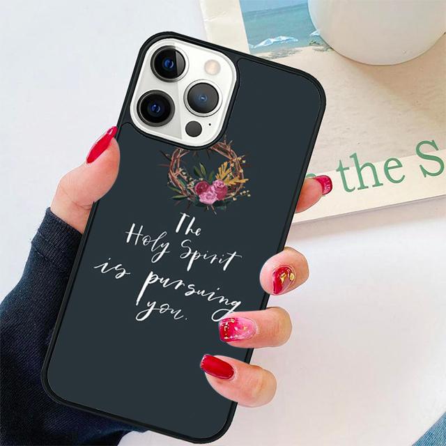 Стих из Христианской Библии Чехол для телефона Иисус Для iPhone 17 Air 15 16 14 13 12 Pro Max 11 Pro Max Plus Coque