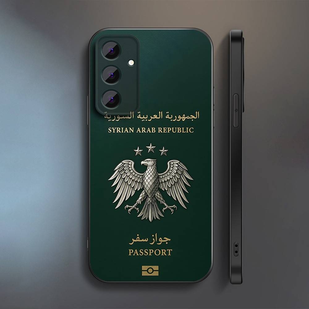 Чехол для телефона с логотипом Сирийской Арабской Республики Для Samsung S 25,24,23,22,30,21,10,9,Ultra,Plus,Lite,FE,4,5 G Мягкий Черный Чехол