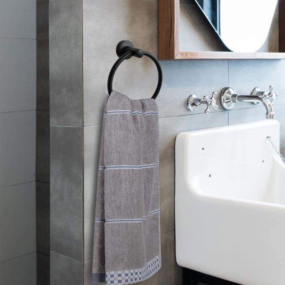 Round Various styles Bathroom Hand Towel Holder Ring Racks Washcloth Hanger SUS304