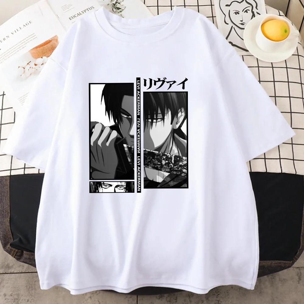 Harajuku Anime New Print T-shirt, Men's and Women's Loose T-shirt, Retro, Street Trend 100% Cotton Comfortable T-shirt