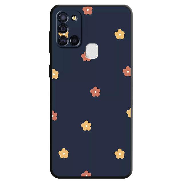 Милый чехол с цветочным рисунком для Samsung Galaxy A10 A40 A03s A04s A03 Core A04 A20e A10s A70 A02 A01 A02s A50, силиконовый матовый чехол-бампер