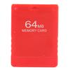 For PS2 64MB Memory Card High Speed Game Memory Card Supports All Games and FMCB1.966Red