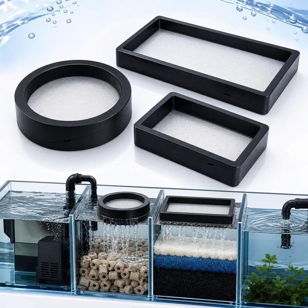 Washable Aquarium Filter Screen Nylon Mesh Filter Mesh Box Water Outlet Filtering